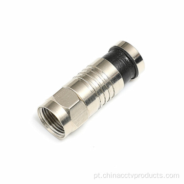 Conector de compressão masculino f para conector RG59 CCTV